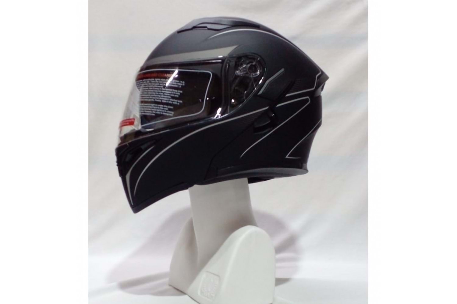 KASK ÇENEDEN AÇILIR jk-902 H8 grey