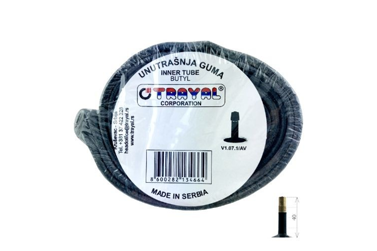 İç Lastik - Trayal, 24x1.50-2.125, AV-40